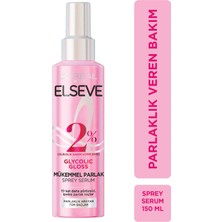 Renas Store L'oréal Paris Elseve Glycolic Gloss Mükemmel Parlaklık Veren Saç Bakım Sprey Serumu 150ML