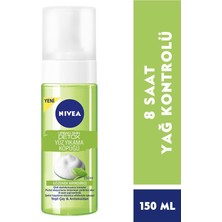 Renas Store Nıvea Detox Yüz Yıkama Köpüğü 150ML, Yağlı ve Karma Ciltler, Yeşil Çay ve Antioksidan Içeren Yüz Temizleyici, Gözenek Arındırıcı