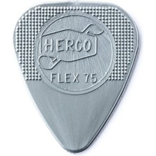 Renas Store Jim Dunlop FLEX75 Gitar Penası, Ağır, Gümüş, 12 Adet