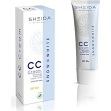Renas Store Sheida Snow White Leke Açıcı cc Krem Spf 30+ 50 ml