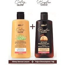 Renas Store Mara Kozmetik Yoğun Bronzlaştırıcı Güneş Yağı 200ML + Güneş Sonrası Losyon 200ML