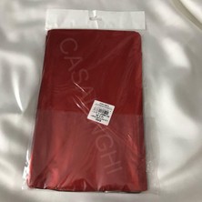 Renas Store Bisaccia Kırmızı Tek Renk Lüx Hediye Paketi Metalize Red Color Gift Poşet Bantlı 15X25 cm - 1 Paket (50 Adet) (Kırmızı)