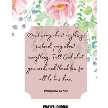 Renas Store Independently Published Prayer Journal: Philippians 4:6 Cover