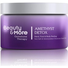 Renas Store Ametist Detox El, Ayak ve Vücüt Peelingi 300 G Sea Salt + Simmondsia Chinensis Seed Oil+ Ametist Powder