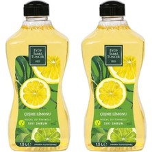 Renas Store Eyüp Sabri Tuncer Doğal Zeytinyağlı Sıvı Sabun Çeşme Limonu Sıvı Sabun 1500 ml x 2