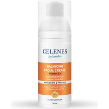 Renas Store Celenes By Sweden Sea Buckthorn Dengeleyici Yüz Bakım Kremi Yağlı/karma Ciltler 50 ml