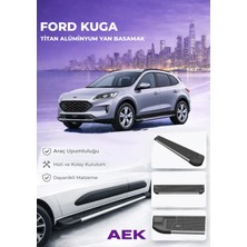 AEK Modern Ford Kuga 3 Premium Titan Alüminyum Yan Basamak