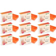 Renas Store Agarta El Yapımı Doğal Sabun, 150 G, Yosun Özlü, 9'lu Set