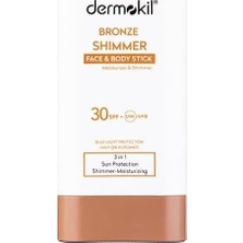 Renas Store Dermokil Bronze Shimmer Face ve Body Stick Spf 30 20 gr