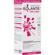 Renas Store Solante Telerubor SPF50 Losyon 150ML 1 Paket