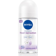 Renas Store Nıvea Fresh Sensation Kadın Roll On Deodorant 50 Ml,72 Saat Anti-Perspirant Koruma