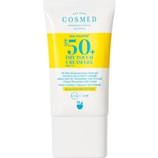Renas Store Cosmed Yağlı Ciltler Için Suya Dayanıklı, Mat Bitişli Güneş Kremi SPF50+ - Dry Touch Cream Gel SPF50+ - 40 ml