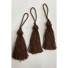 Renas Store Hobigram Kahverengi Topuzlu Püskül 1 Adet Boy 7 cm