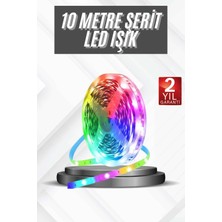 Shopwave Rgb Şerit LED 10 Metre LED Işık Kumanda ile Kontrol Rgb