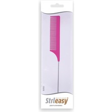 Renas Store 6797 Metal Saplı Krepe Tarağı, Saç Hacimlendiricisi, Metal ve Plastik Malzeme, Siyah, Tüm Saç Tipleri Için