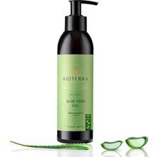Renas Store Bioterra Organik Aloe Vera Jel – Yoğun Nemlendirici, Cilt Yenileyici ve Saç Bakım Jeli, Yüz Vücut ve Saç Için Çok Amaçlı Doğal Bakım, Tüm Cilt Tiplerine Uygun