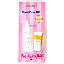 Renas Store Cosmed Sensiduo Kit, Gentle Cleansing Gel 200ML ve Ultrasense SPF50+ Güneş Kremi 40ML, Hassas Ciltler Için