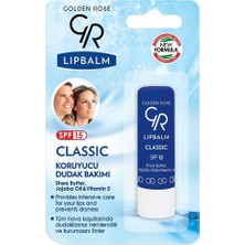 Renas Store Golden Rose Lip Balm No: 01 Classic Spf 15 - Klasik Dudak Nemlendiricisi