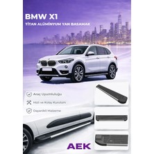 AEK Modern Bmw X1 Premium Titan Alüminyum Yan Basamak