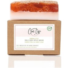 Renas Store Kabak Lifli Ballı Eşek Sütlü SABUN%100 El Yapımı 120 gr