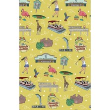 Renas Store Independently Published Paperback Notepad With Gulf Breeze, Florida Landmarks In Lemonade, 150 Lined Sheets