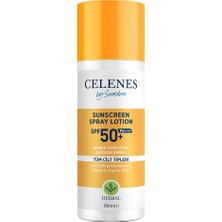 Renas Store Celenes Herbal Spf 50+ Güneş Koruyucu Spray Losyon (150 Ml) Çok Renkli