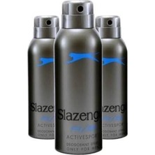 Renas Store Slazenger Unisex Deodorant Active Sport 150ML x 3 Adet