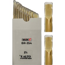 Renas Store Midex BR-354A Alto Saksafon Kamışı 10'lu Paket (No:2.5)