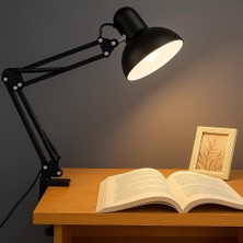 Renas Store Coverzone Kıskaçlı Masa Lambası 3 Farklı Değiştilebilir Sıkıştırma Yöntemi - Açısı Ayarlanabilir 3 Eklemli Çalışma Masası Lamba | SY-444 Ampul Dahil Değil