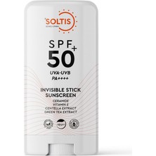 Renas Store Soltis Şeffaf Stick Güneş Koruyucu SPF50+ Pa++++, 15 gr