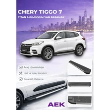 AEK Modern Chery Tiggo 7 Premium Titan Alüminyum Yan Basamak