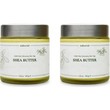 Renas Store Shea Yağı Soğuk Sıkım Ham Işlenmemiş 1. Sınıf KALITE%100 Raw Virgin Shea Butter 100 gr 2 Adet