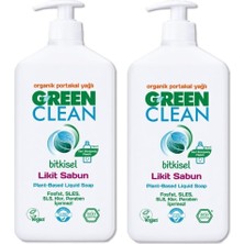 Renas Store Green Clean Organik Sıvı Sabun Portakallı 500 ml x 2 Adet
