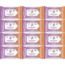 Renas Store Lux Makyaj Temizleme Mendili, 240 Yaprak, 12'li Paket