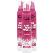 Renas Store Saç Şekillendirici Köpük Curl Defıne 3'lü Set