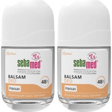 Renas Store Sebamed Hassas Ciltlere Özel 48 Saat Etkili Kadın Erkek Balsam Roll-On Deodorant 50ML Set - 2 Adet