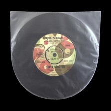 Renas Store Şeffaf Antistatik 45'lik (7") Plak Zarfı (20 Adet)