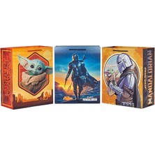Renas Store Hallmark Star Wars The Mandalorian 13" Büyük Hediye Çantası Paketi (3 Torba: Baby Yoda, Mandalorian, Grogu) Doğum Günleri, Noel, Babalar Günü, 4 Mayıs Için