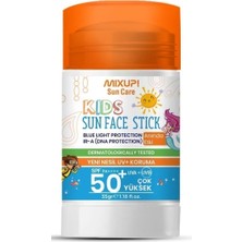 Renas Store Mixup Mineral Filtreli Mavi Işık Korumalı Spf 50 Çocuk Güneş Koruyucu Stick Uva/uvb Aloe Vera 35 gr