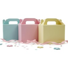 Renas Store 10X14 cm Karışık Renk El Geçme Hediye Kutusu (3'lü Set)