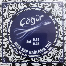 Renas Store Çöğür CGR18 Kısa Sap Saz Teli 0.18 Takım Bağlama Teli