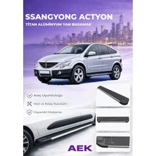 AEK Modern Ssang Yong Actyon 2 Premium Titan Alüminyum Yan Basamak