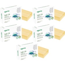 Renas Store Agarta Yağlı Cilt Sabunu, El Yapımı Doğal Sabun, 150G, 5'li Set