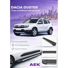 AEK Modern Dacia Duster 2 Premium Titan Alüminyum Yan Basamak