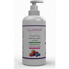 Renas Store Lilamor Professional Yoğun Nemlendirici El Yüz & Vücut Losyonu Orman Meyveli Bakım 400 ml