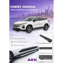 AEK Modern Chery Omoda Premium Titan Alüminyum Yan Basamak