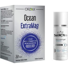 Renas Store Ocean Extramag Magnezyum Complex 30 Tablet + Facial Cleanser Hediye, SNOWCOSMETICOCEAN17