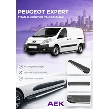 AEK Modern Peugeot Expert Premium Titan Alüminyum Yan Basamak