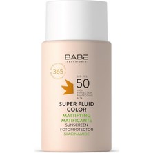 Renas Store Babe Laboratorios Sunscreen Mattifying Super Fluid Color - Matlaştırıcı Güneş Kremi