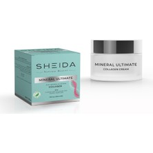Renas Store Sheida Mineral Ultimate Kolajen Krem 60 ml – Kırışıklık Karşıtı, Cilt Toparlayıcı, Yoğun Nemlendirici, Yeşil Çay ve Hyaluronik Asit Içerikli Yüz Bakım Kremi